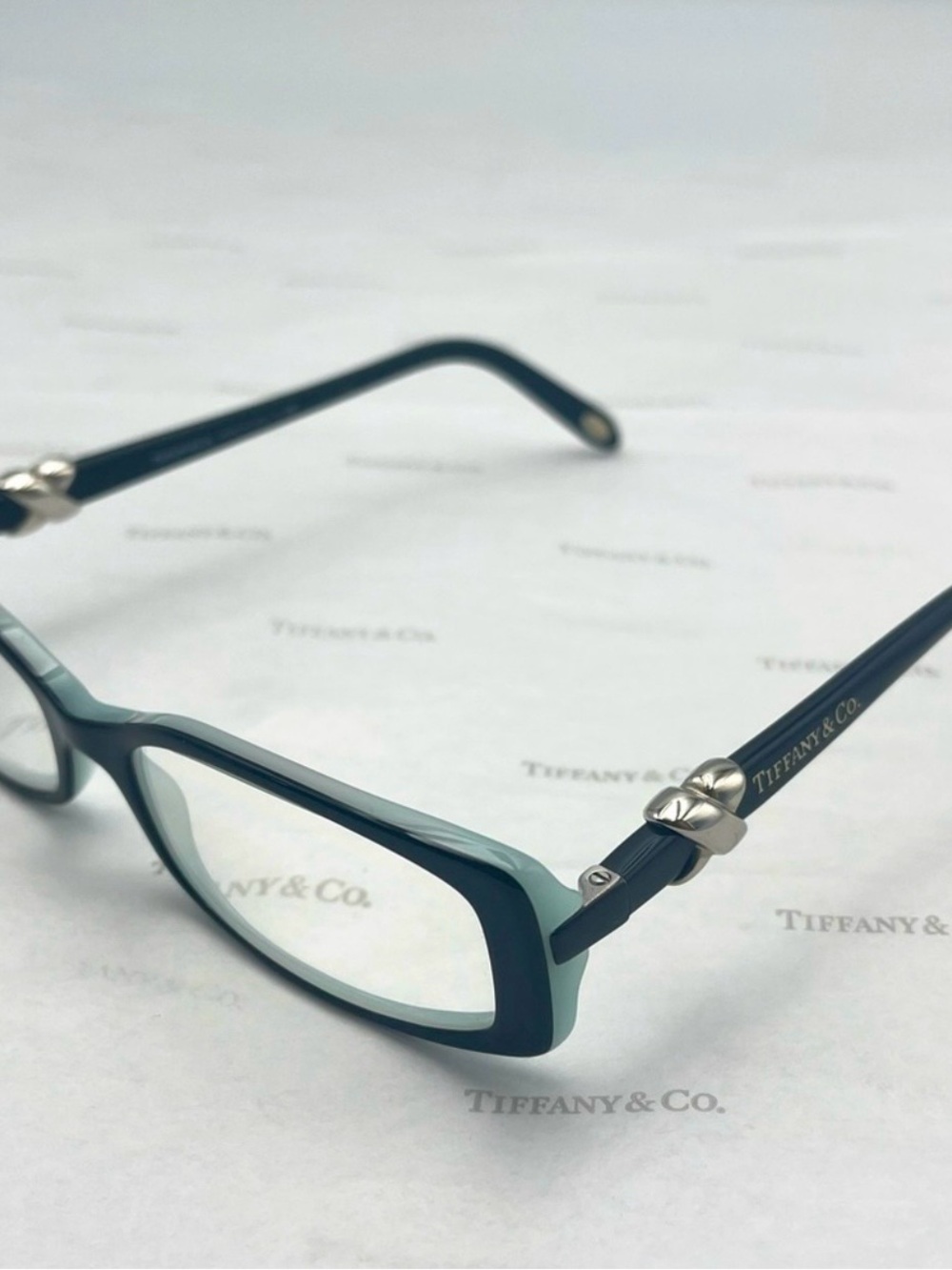 Tiffany & Co. Eyeglasses TF2016 Black & Blue 8055 Italy 51 15 135 RX-able & Case